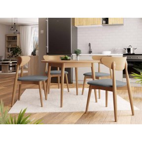 Set 01 pentru 4 persoane Scaun ST80 + Masa Vidariko FI 120