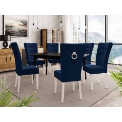 Set 07 pentru 6 persoane Scaun ST67  + ciocănitor + Masa Botiler 140x80