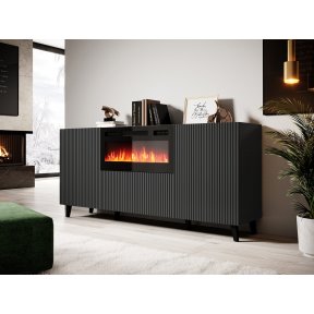 Comoda cu semineu Tilderi Grey 180