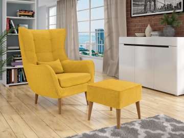 Fotoliu Florence + Puf