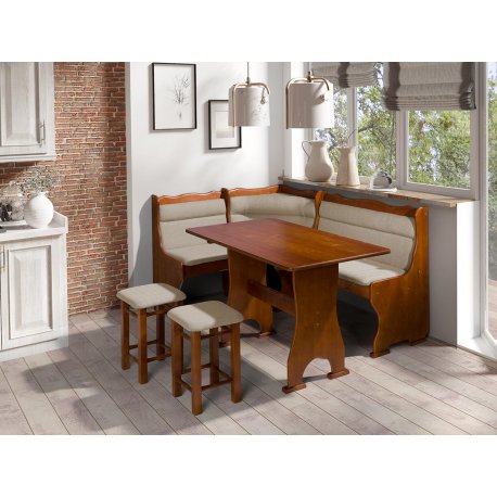 Colțare de bucătărie + Masa cu scaune Porfiry